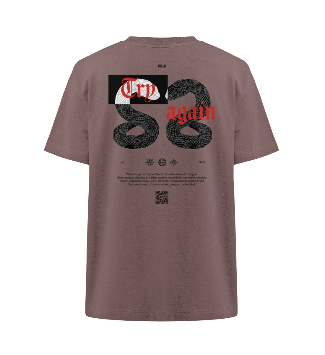 Try again - Heavy Oversized T-Shirt
