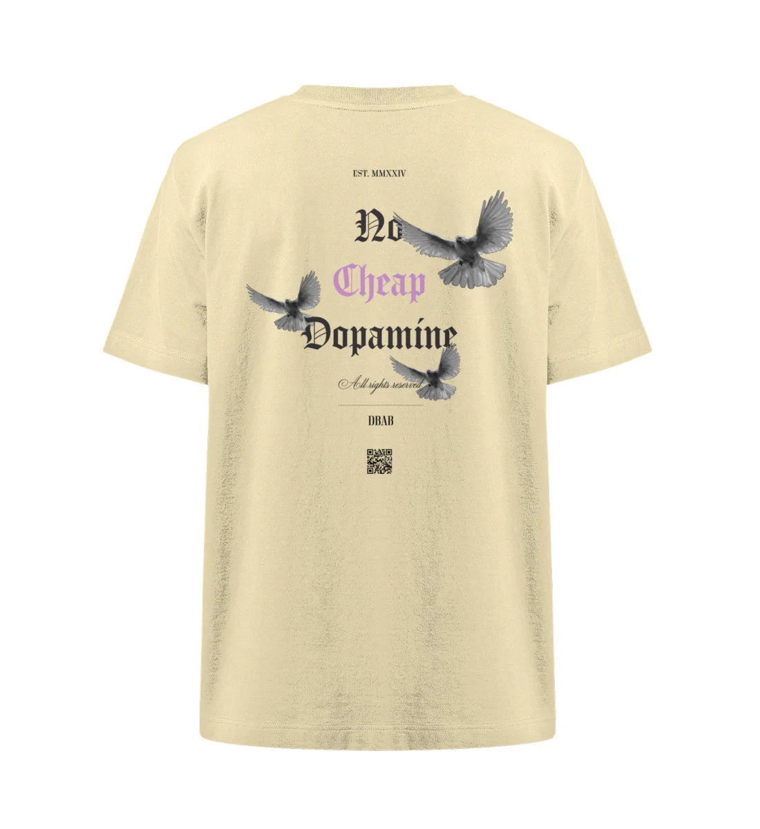No Cheap Dopamine - Heavy Oversized T-Shirt