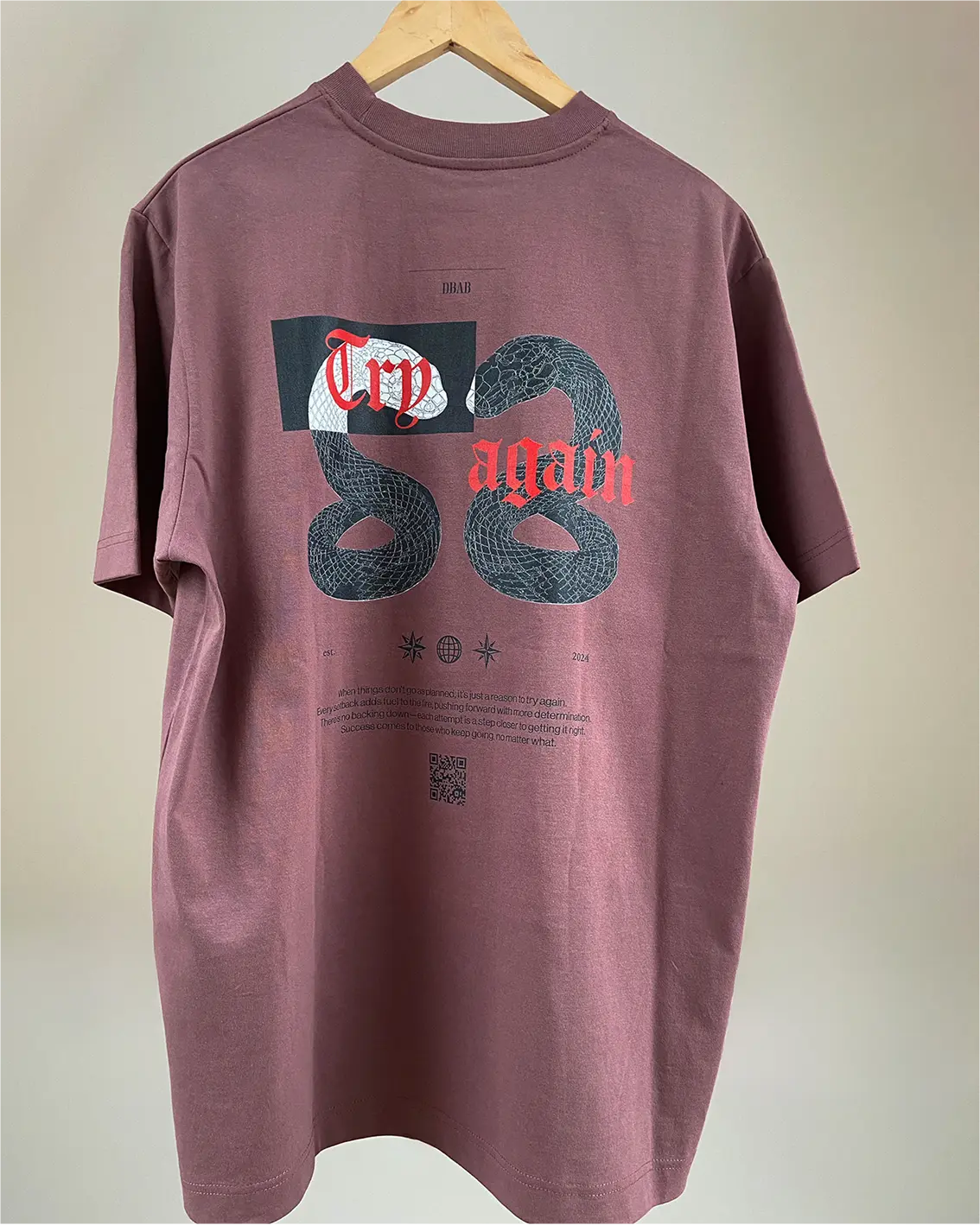 Try again - Heavy Oversized T-Shirt