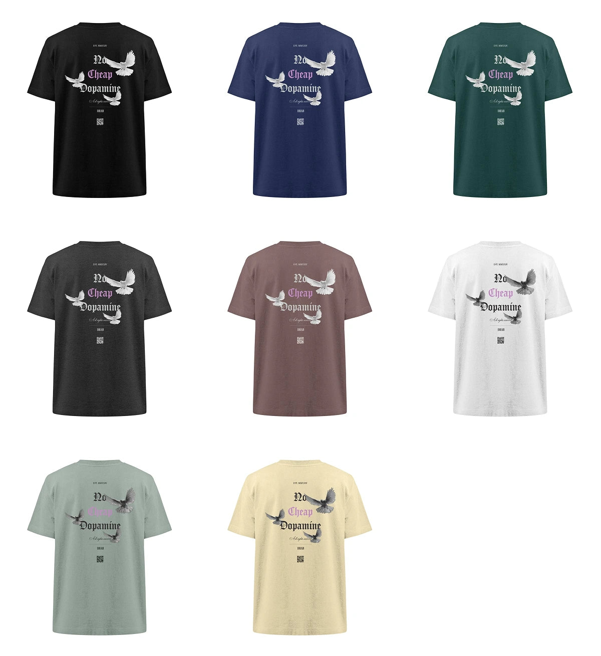 No Cheap Dopamine - Heavy Oversized T-Shirt